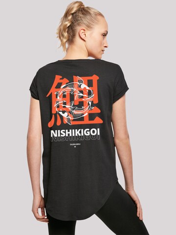 F4NT4STIC Shirt 'Nishikigoi Koi Japan Grafik' in Black: front