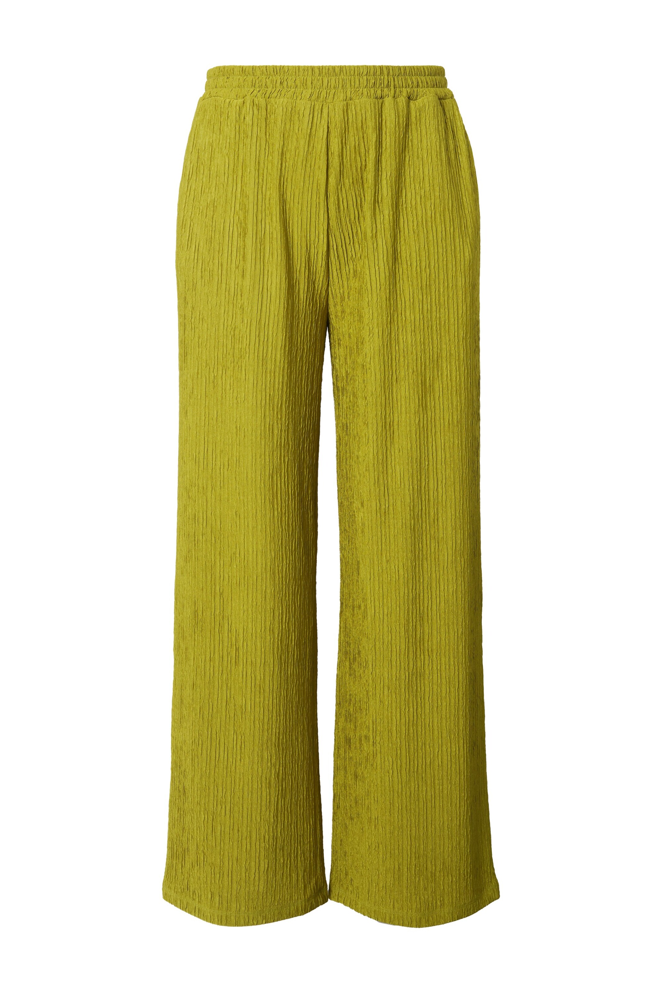 Studio Untold Wide leg Pants in Yellow: front