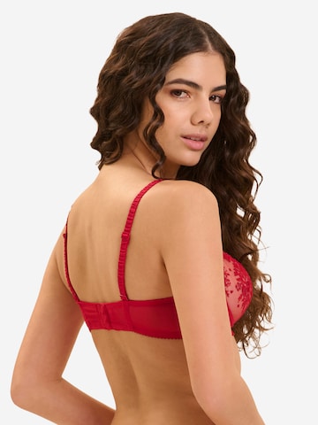 Simone Perele Balconette Bra 'Intrigue' in Red