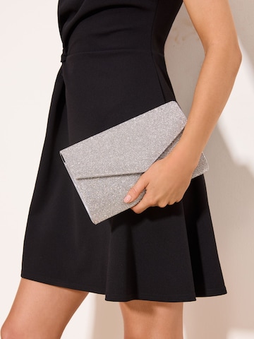 Lipsy Clutch in Silber
