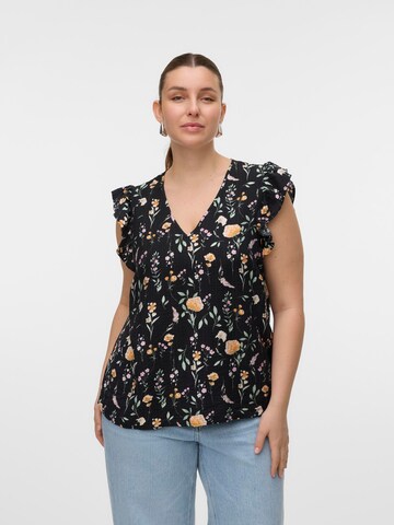 Vero Moda Curve Blouse 'VMCVera' in Black: front