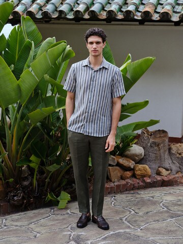 Next Regular Fit Hemd in Blau