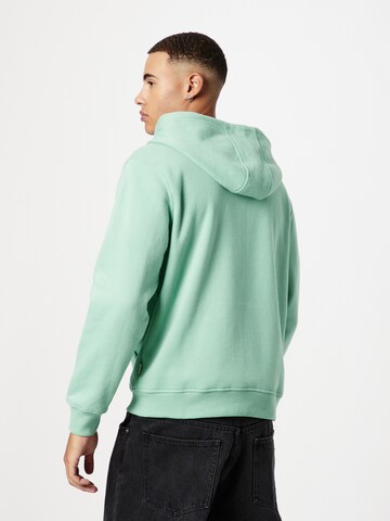 BLEND Zip-Up Hoodie in Green