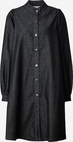 Abito camicia 'Elena' di MSCH COPENHAGEN in nero: frontale