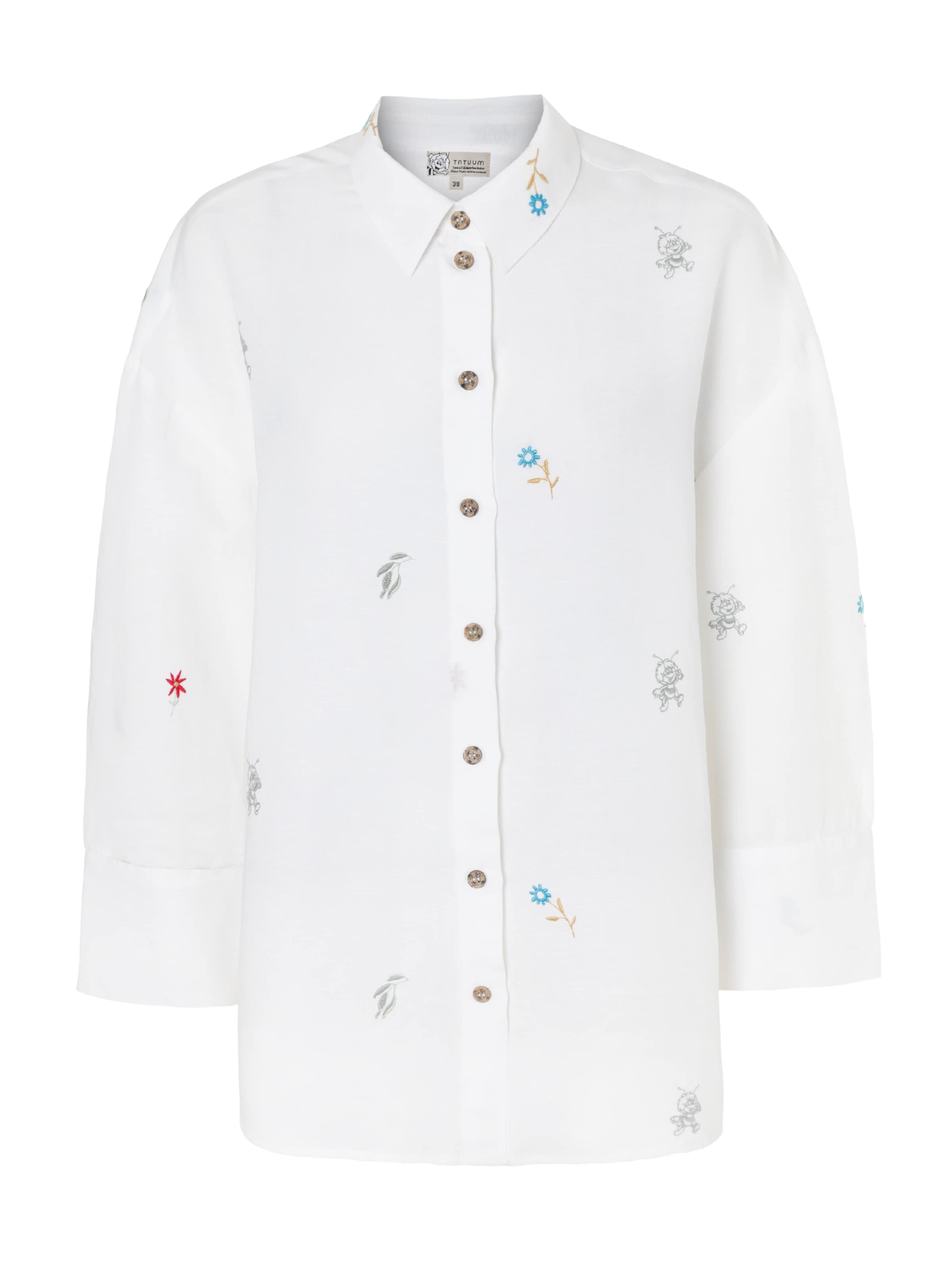 TATUUM Tričko 'Mayanka' - Biela: predná strana