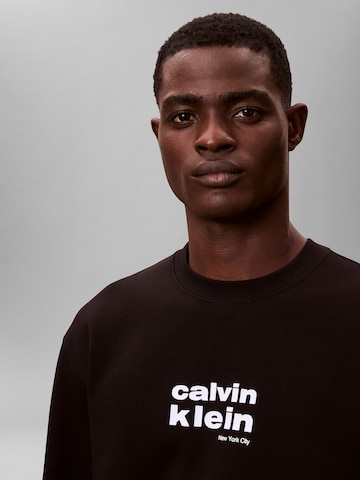 Calvin Klein Sweatshirt in Schwarz