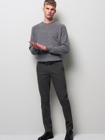 MEYER Regular Chino 'M5' in Grijs