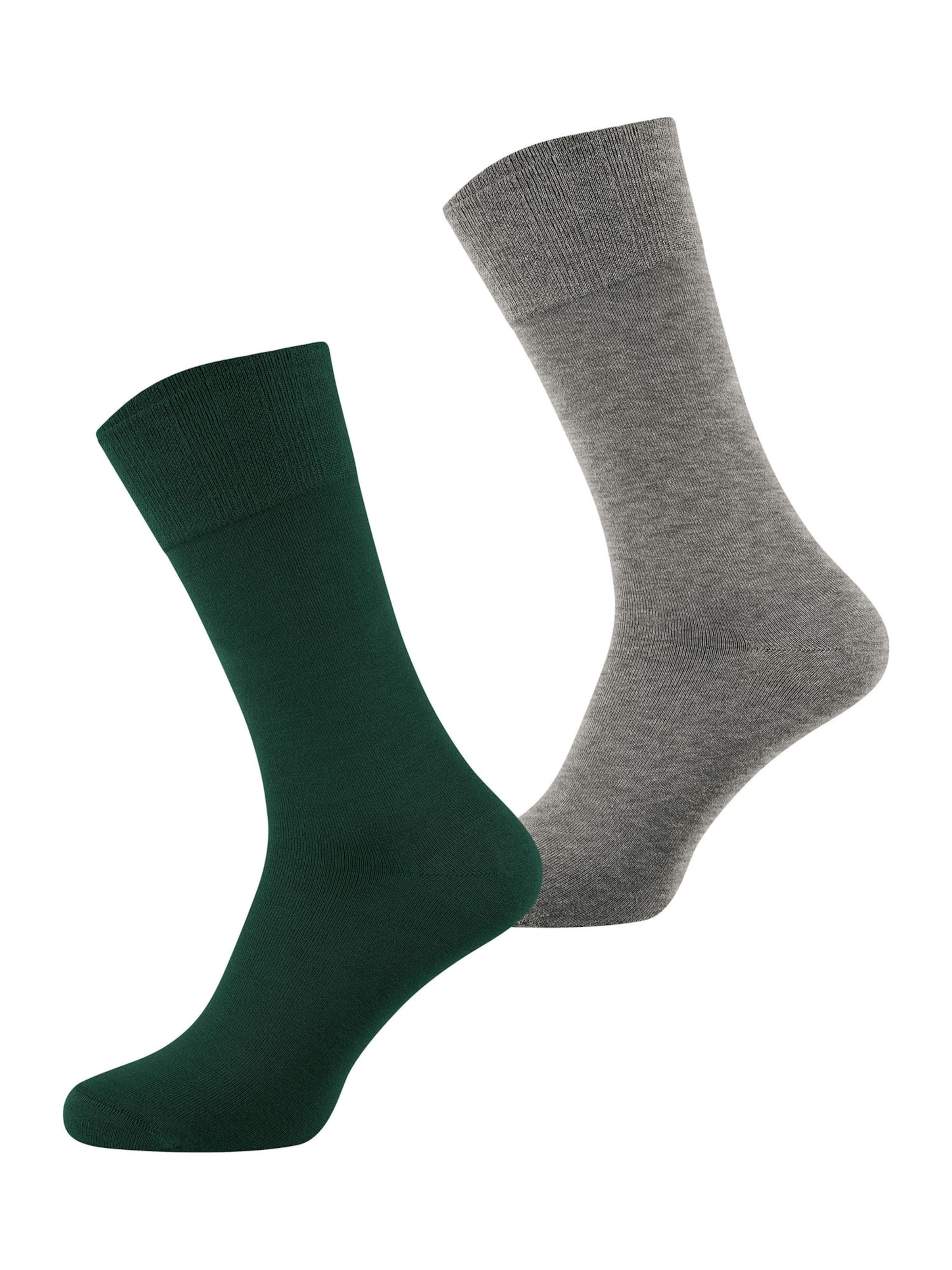 Nur Der Socks ' Bambus ' in Grey: front