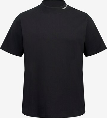 T-Shirt STHUGE en noir : devant