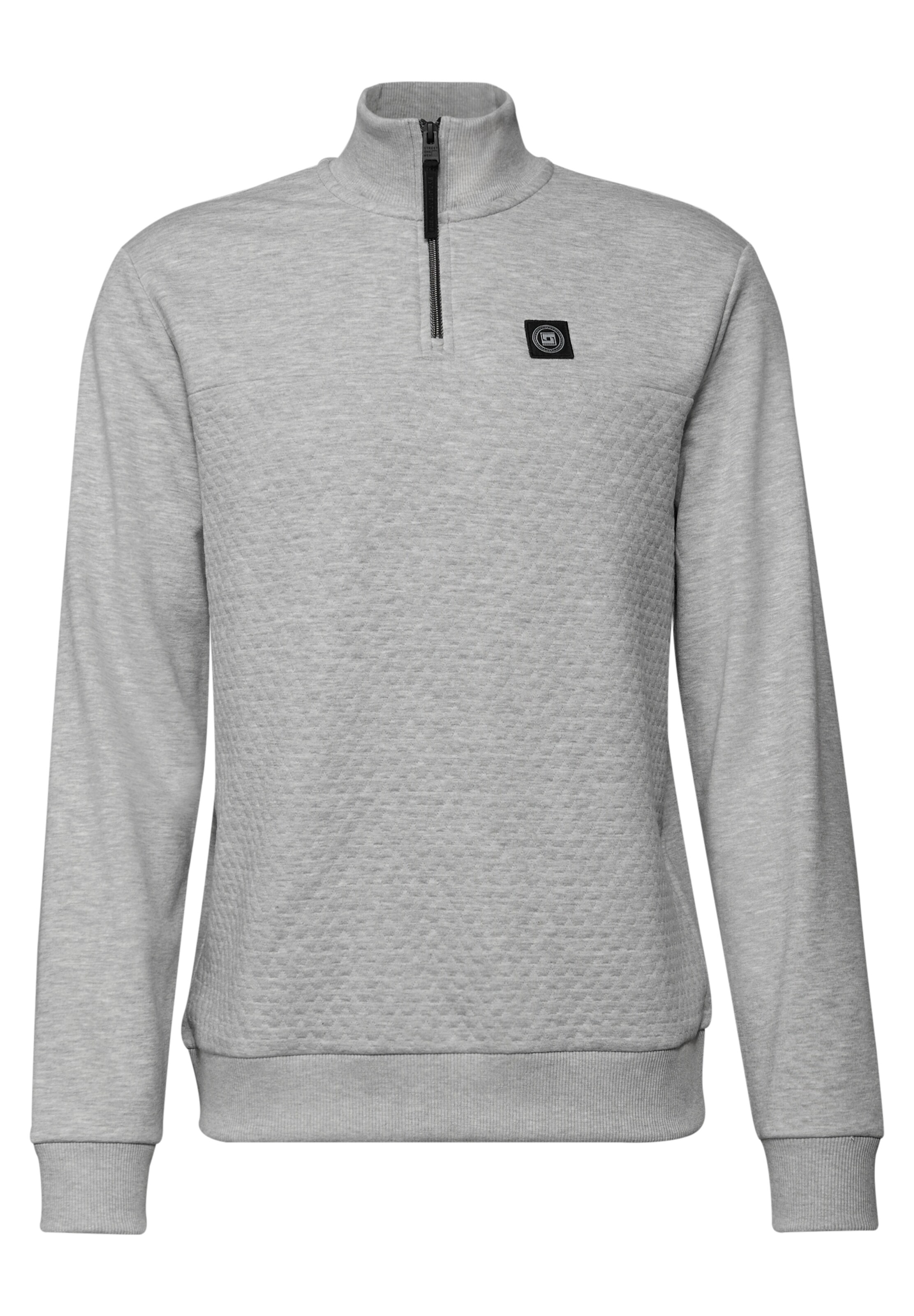 Street One MEN Sweater in Grey: front