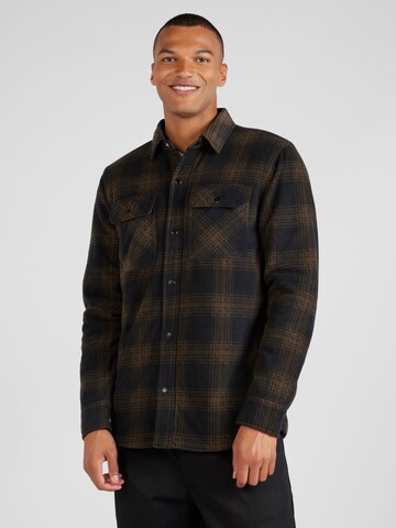 Volcom Regular fit Button Up Shirt in Brown: front