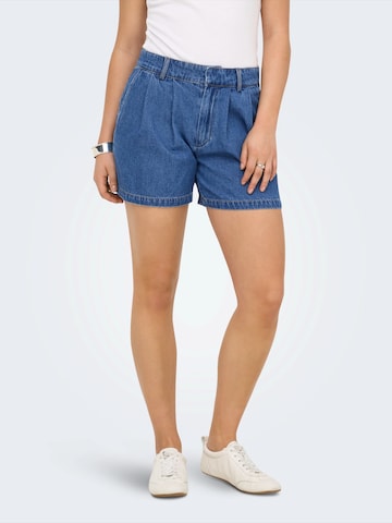 ONLY Loosefit Τζιν πλισέ 'ONLLUKA' σε μπλε: μπροστά