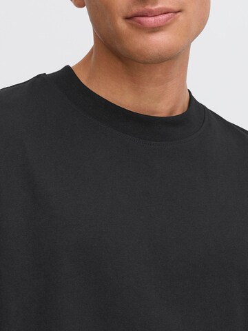!Solid Rundhalsshirt ' SDBILOP ' in Schwarz