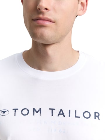 T-Shirt TOM TAILOR en blanc