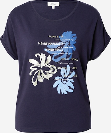 T-shirt s.Oliver en bleu : devant