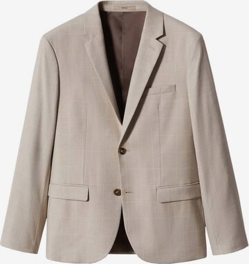 MANGO MAN Comfort fit Suit Jacket 'Paulo' in Beige: front