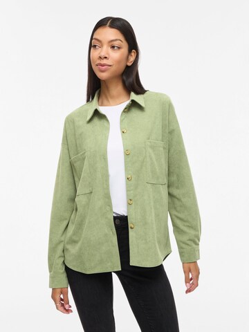 VILA - Blusa en verde: frente