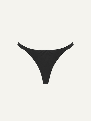 ZUBEK Panty ''Merino Wool Brazilian'' in Black: front