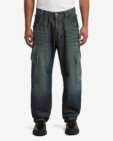 G-STAR Loose fit Cargo Pants ' ' in Blue: front