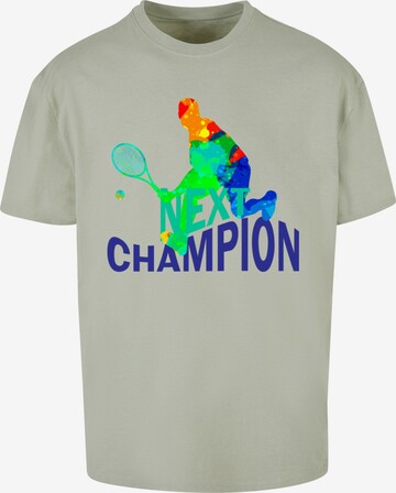 T-Shirt 'Next Champion' Merchcode en vert : devant