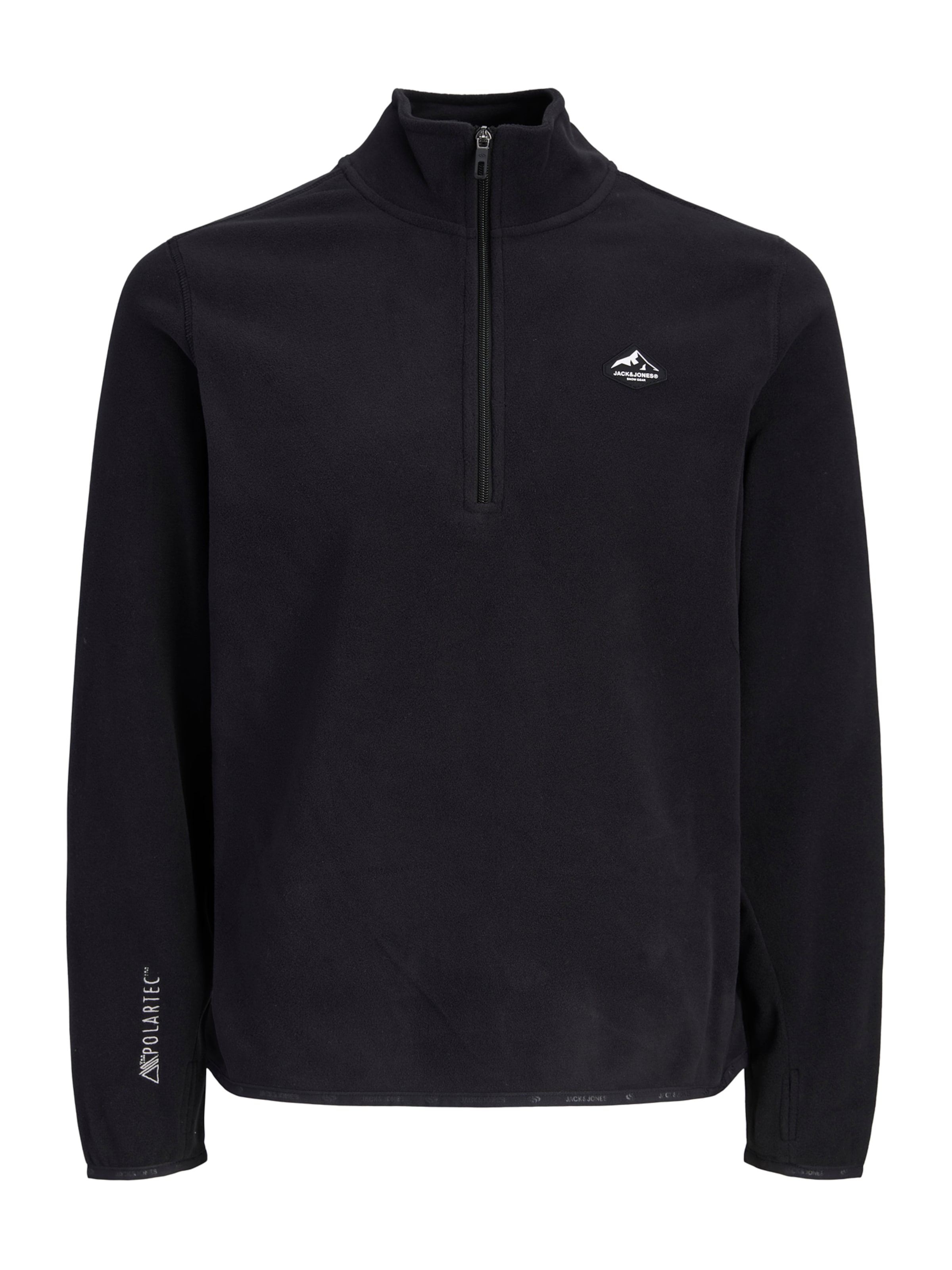 Jack & Jones Junior Sweater 'JJSTIGNES' in Black: front
