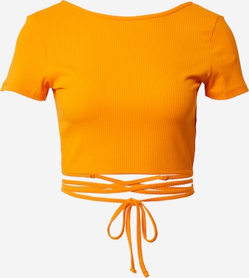 EDITED قميص 'River' بلون برتقالي: الأمام