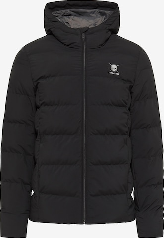 TUFFSKULL Winter Jacket in Black: front