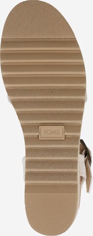 TOMS Sandalen met riem 'DIANA' in Beige