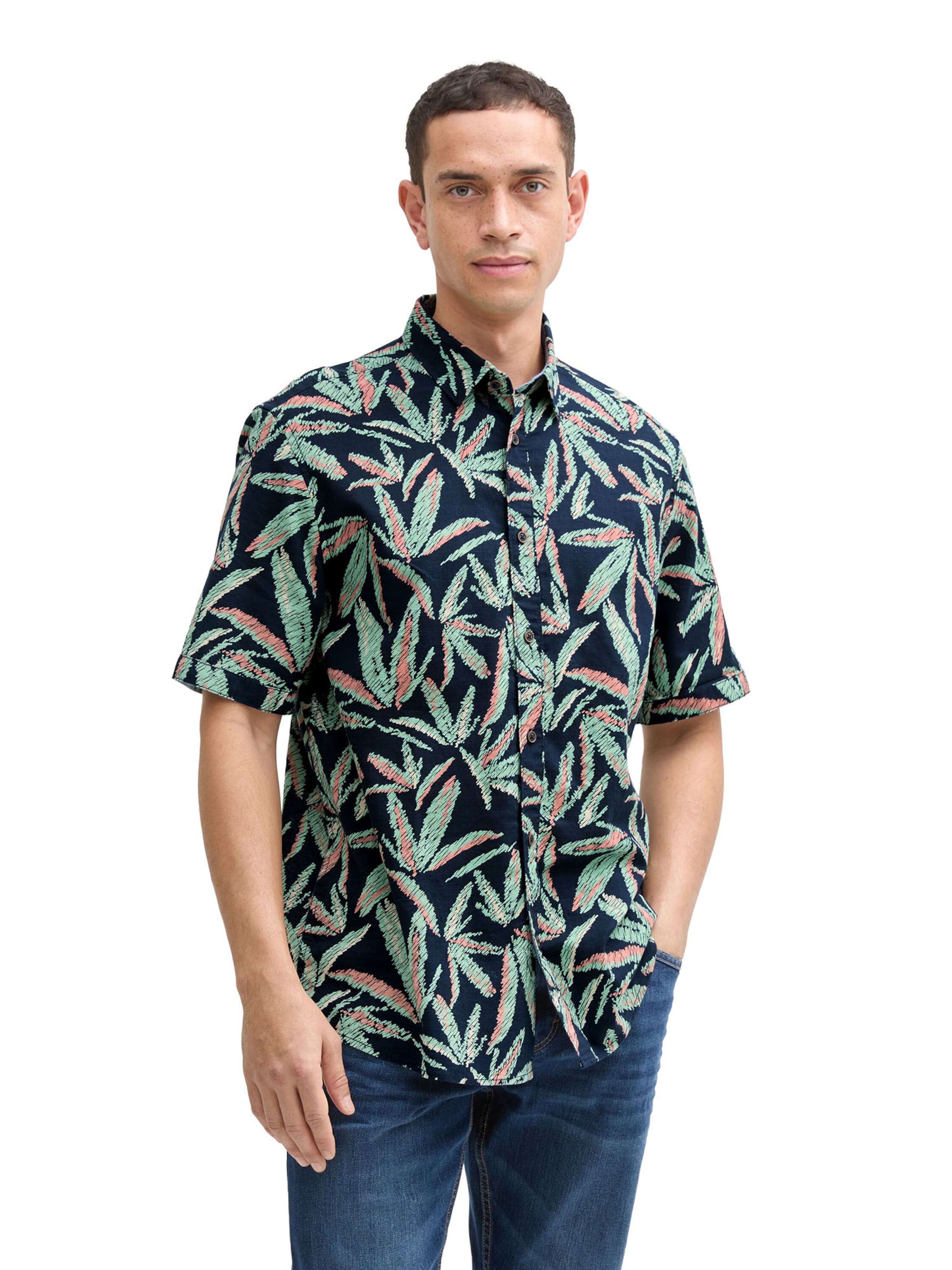 TOM TAILOR Comfort Fit Paita värissä sininen: etupuoli