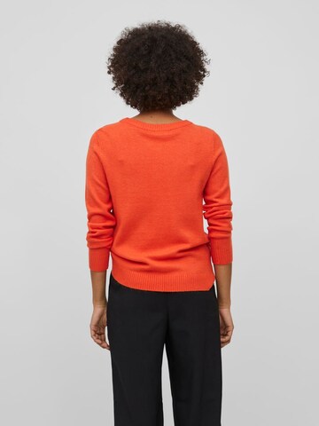 VILA Pullover i orange