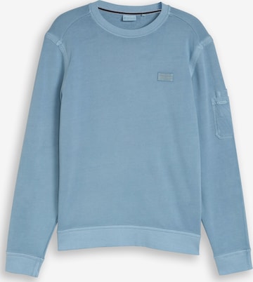 Sweat-shirt TOM TAILOR en bleu : devant