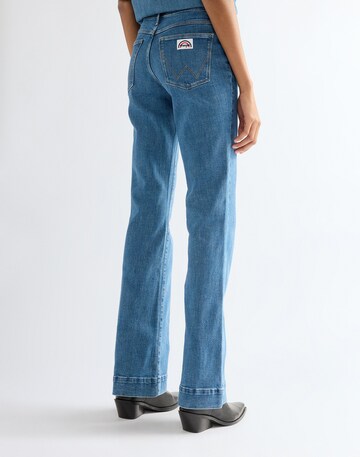 WRANGLER Flared Jeans 'FLARE' in Blauw