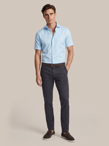 Suitable Slim fit Button Up Shirt in Blue