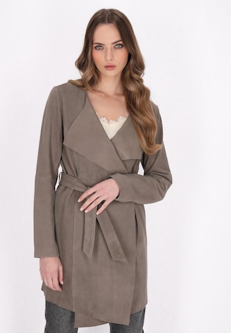 Cappotto di mezza stagione di DreiMaster Vintage in grigio: frontale