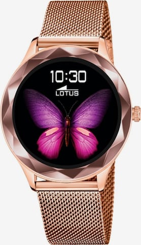 Montre digitale 'Lotus - Smartwatch Smartime - Quartz watch movement - Watch case width: 38.1 mm' Lotus en or : devant