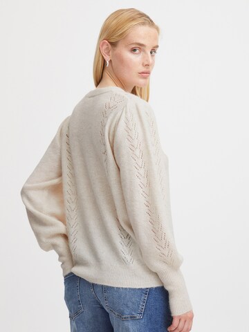 ICHI Pullover 'KAMARA' in Weiß