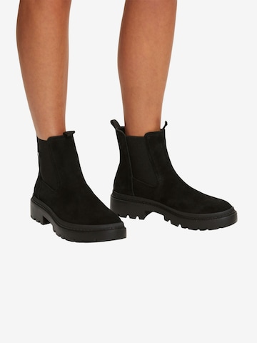 ESPRIT Chelsea boots in Zwart: voorkant