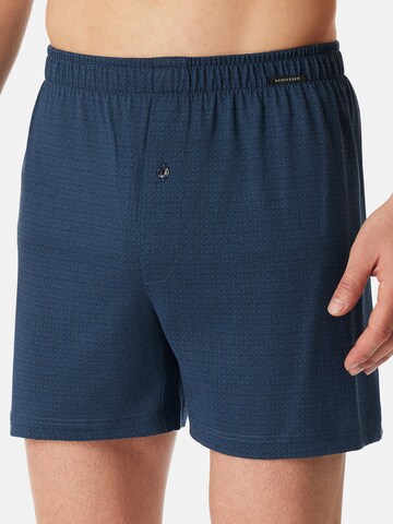 Boxer 'Basic' di SCHIESSER in blu: frontale