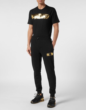 Effilé Pantalon Plein Sport en noir