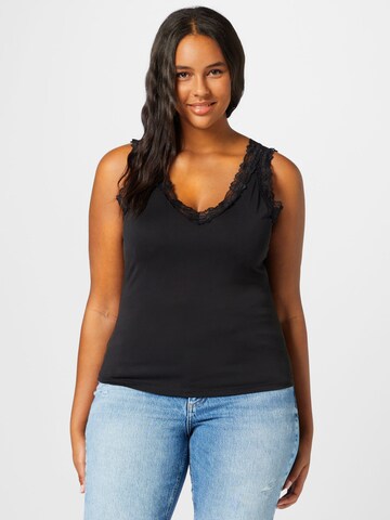 Vero Moda Curve Top 'EVABIA' - fekete: elől