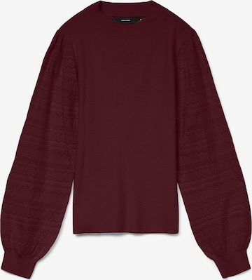 Pull-over 'VMNewlimone' VERO MODA en rouge : devant