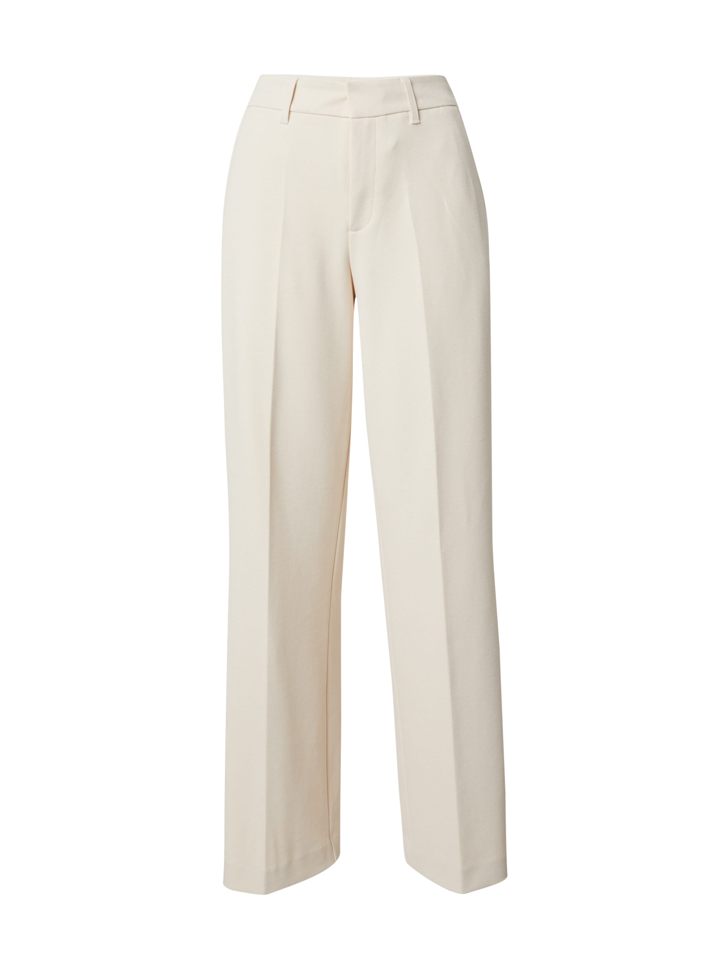 s.Oliver Trousers with creases in Beige: front