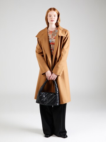 HUGO Between-Seasons Coat in Brown