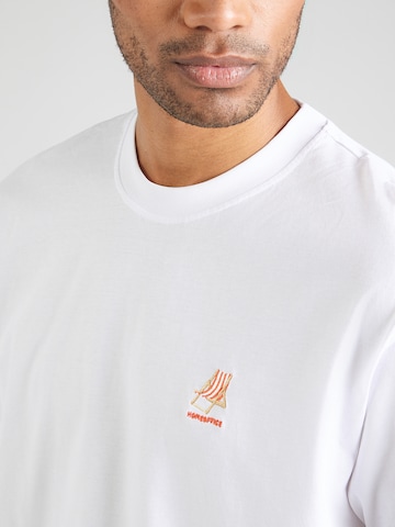 Iriedaily Тениска 'Homeoffice' в бяло