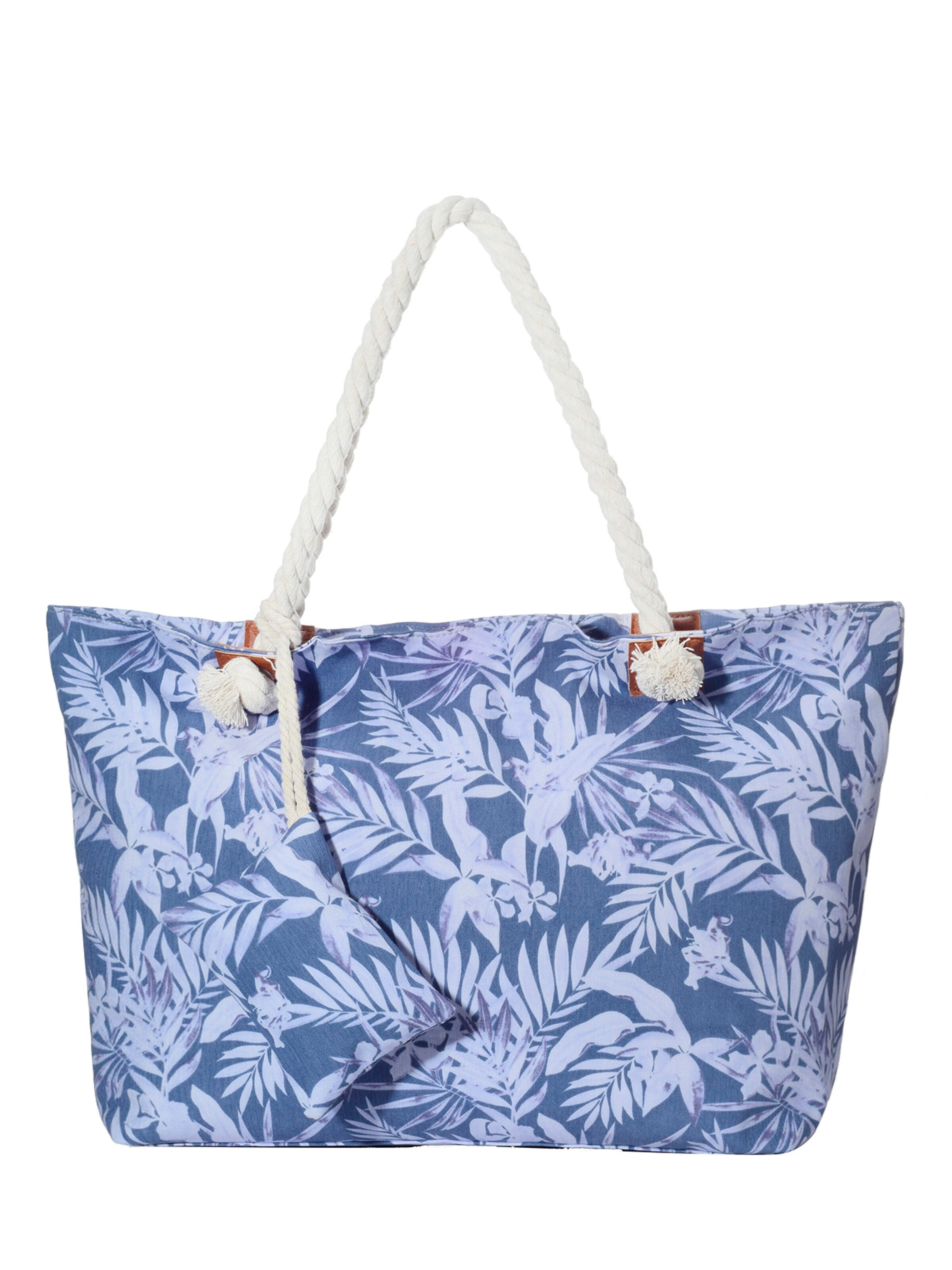 DonDon Beach Bag in Blue: front