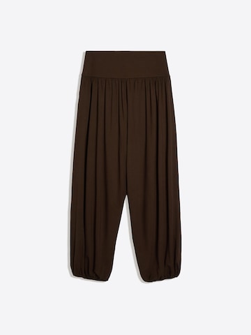 Bershka Barrel Hose in Braun