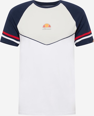 ELLESSETehnička sportska majica 'Mancina' - bijela boja: prednji dio
