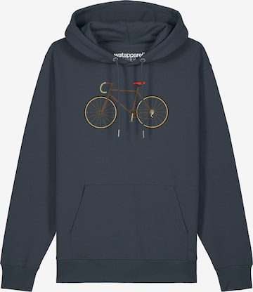 Sweat-shirt ' Fahrrad ' Watapparel en gris : devant