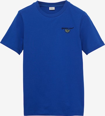 s.Oliver Shirt in Blauw: voorkant
