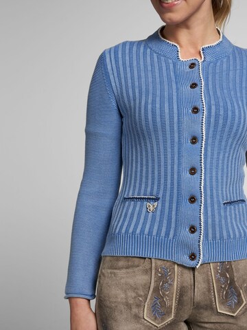 SPIETH & WENSKY Gebreid vest 'Alexa' in Blauw